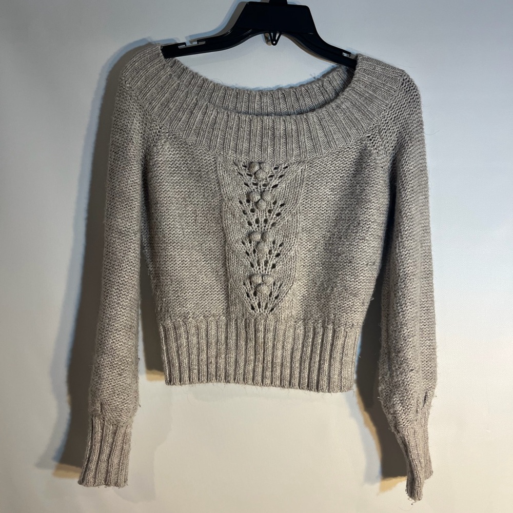 Kersh XS light Gray crop Sweater